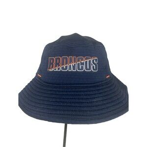 New NFL New Era Denver Broncos Blue Bucket Hat Adult One Size Fits Most Rare